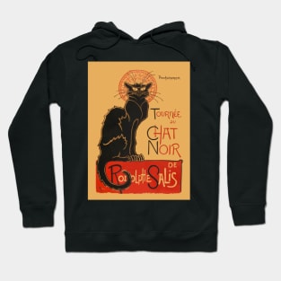 Le Chat Noir (The Black Cat) Vintage Poster Hoodie